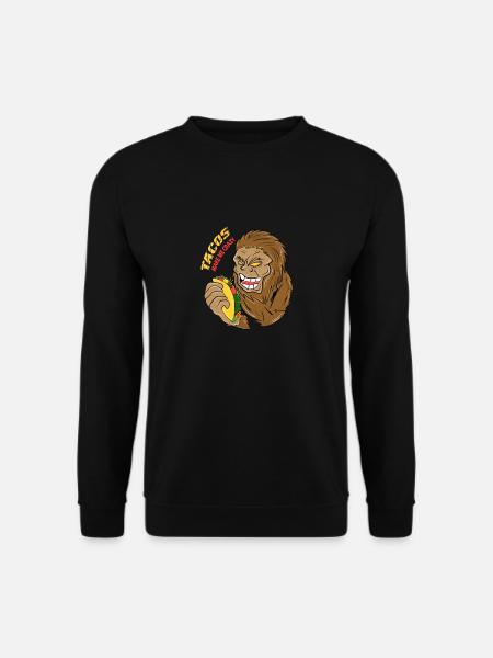 Tacos make me crazy - Unisex Sweatshirt - black