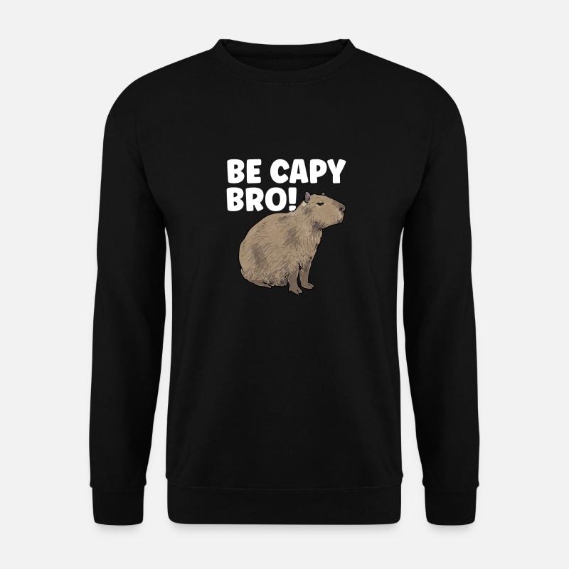 Capybara Nagetier - Unisex Pullover - Schwarz