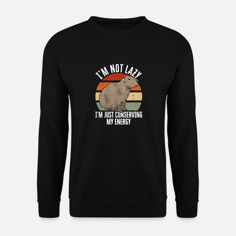 Capybara Nagetier - Unisex Pullover - Schwarz