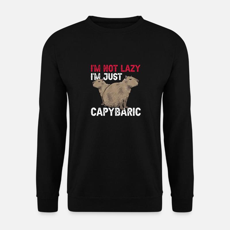 Capybara rodent - Unisex Sweatshirt - black