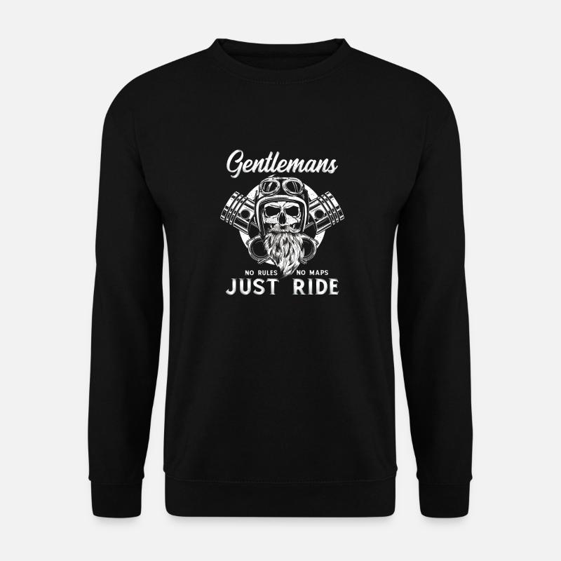 Gentlemans Just Ride - Unisex Sweatshirt - black