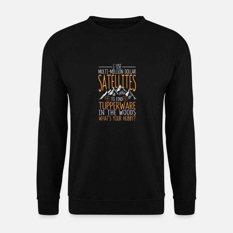 Ich benutze Multi-Millionen-Dollar-Satelliten - Unisex Pullover - Schwarz