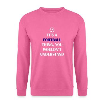 Fußball Soccer - Unisex Pullover - Pink - Vorne