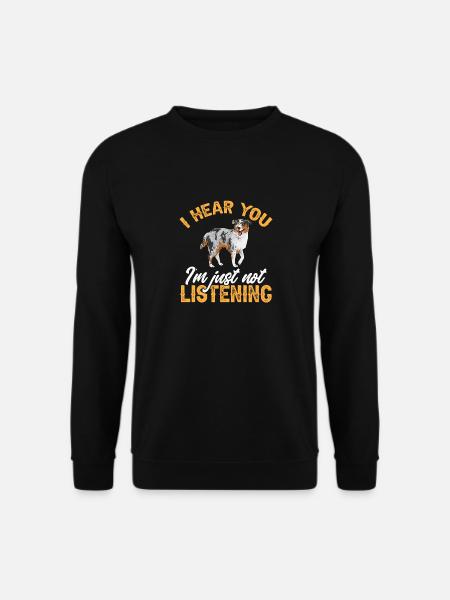Berger australien miniature - Sweat-shirt Unisexe - noir