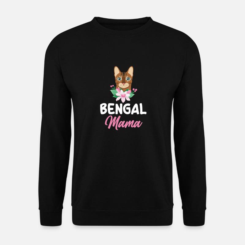 Katze Bengalkatze - Unisex Pullover - Schwarz