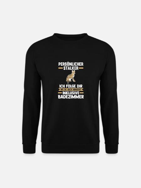 Savannah Katze - Unisex Pullover - Schwarz