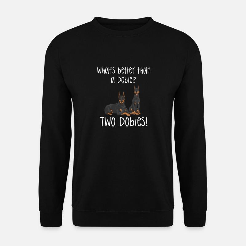 Doberman Pinscher Dog Dobie - Unisex Sweatshirt - black