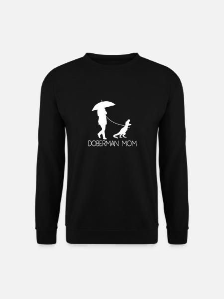 Doberman Pinscher Dog Dobie - Unisex Sweatshirt - black