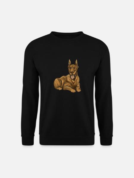 Doberman Pinscher Dog Dobie - Unisex Sweatshirt - black