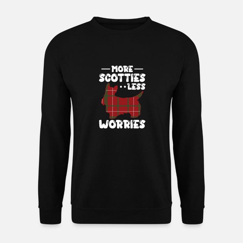 Scottish Terrier Scottie Dog - Unisex Sweatshirt - black