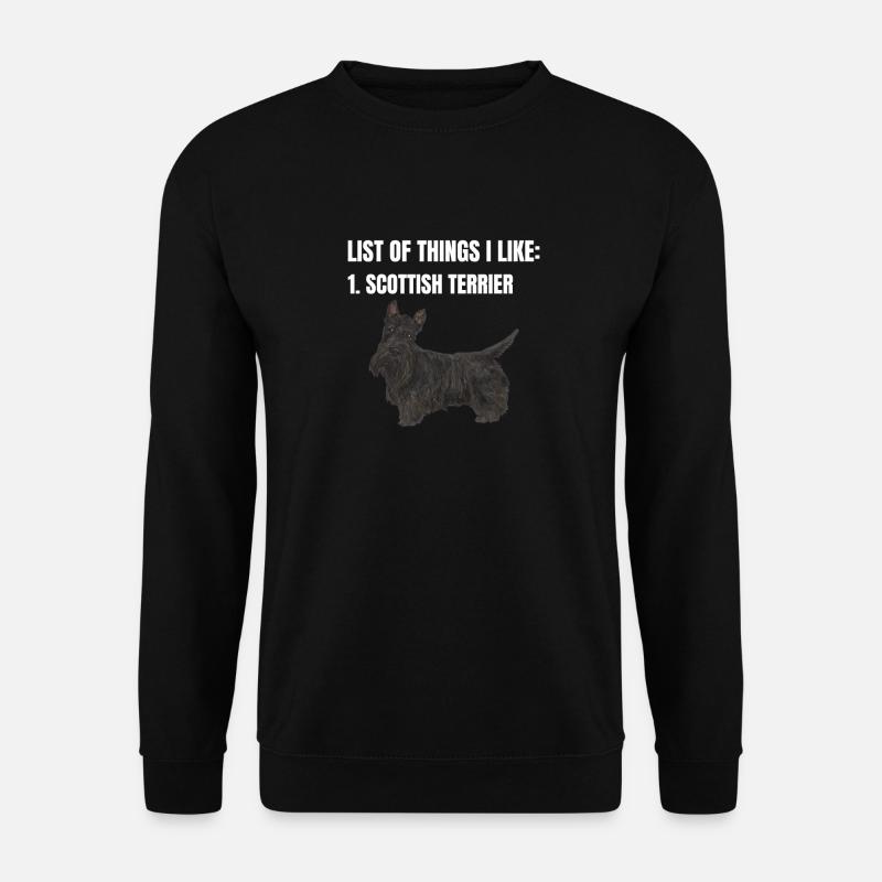 Terrier écossais Scottie Chien - Sweat-shirt Unisexe - noir