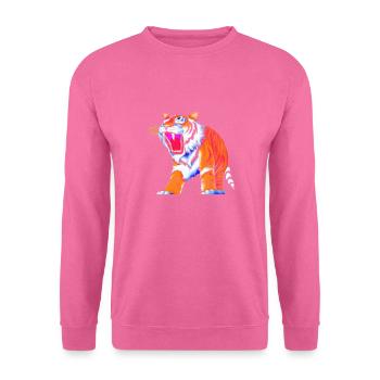 Säbelzahntiger Smilodon - Unisex Pullover - Pink - Vorne