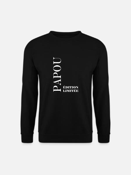 Edition limitée papou - Sweat-shirt Unisexe - noir