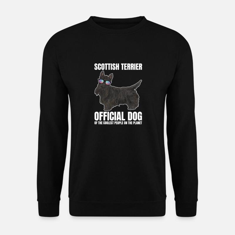 Scottish Terrier Scottie Dog - Unisex Sweatshirt - black