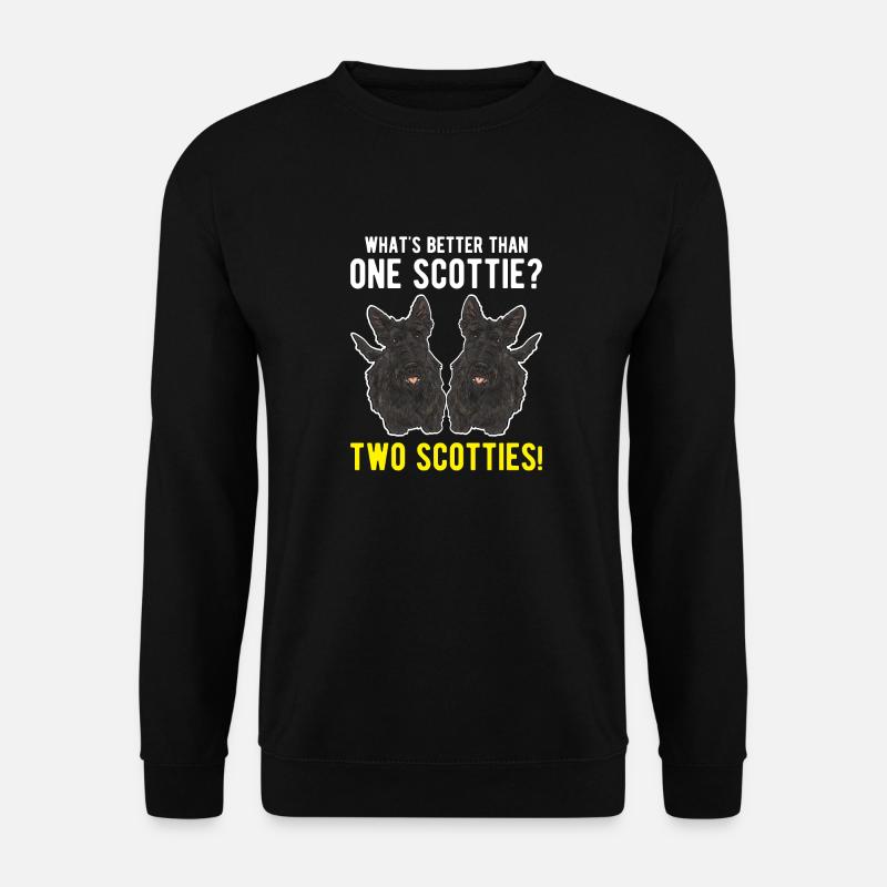 Scottish Terrier Scottie Dog - Unisex Sweatshirt - black