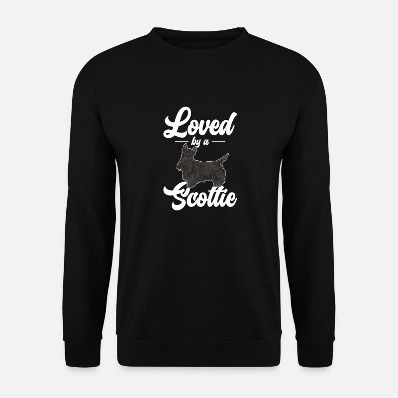 Scottish Terrier Scottie Dog - Unisex Sweatshirt - black