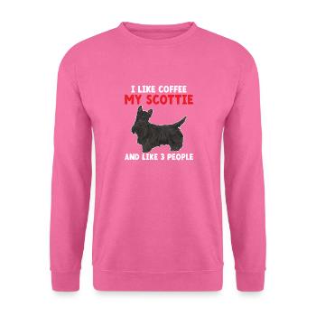 Scottish Terrier Scottie Hund - Unisex Pullover - Pink - Vorne