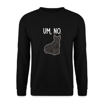 Scottish Terrier Scottie Hund - Unisex Pullover - Schwarz - Vorne - Alina (178cm) & Michal (187cm)