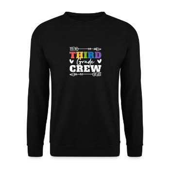 Équipage des enseignants de 3e année - Sweat-shirt Unisexe - noir - Devant - Alina (178cm) & Michal (187cm)