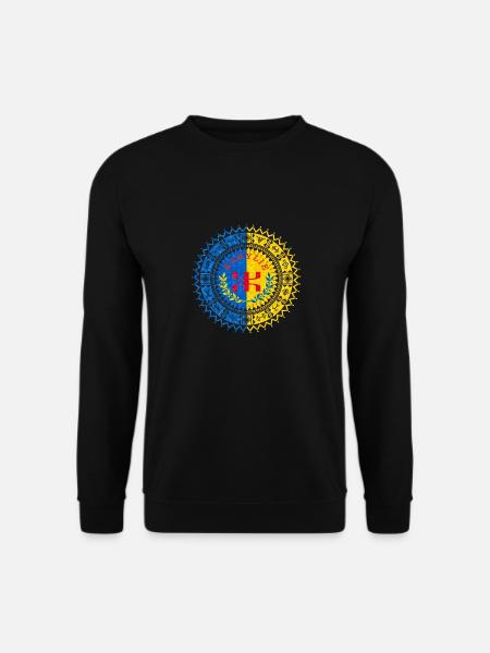 DRAPEAU DE KABYLIE IMAZIGHEN - Sweat-shirt Unisexe - noir