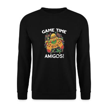 Cinco de Mayo Joystick - Sweat-shirt Unisexe - noir - Devant - Alina (178cm) & Michal (187cm)