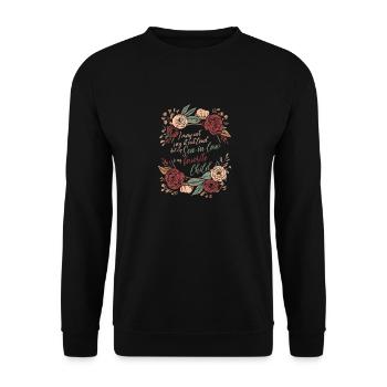 Mon gendre est mon enfant préféré Mère Cool - Sweat-shirt Unisexe - noir - Devant - Alina (178cm) & Michal (187cm)