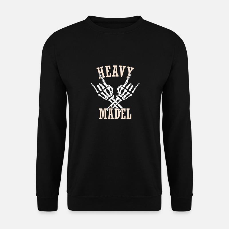 Heavy Mädel - Unisex Pullover - Schwarz
