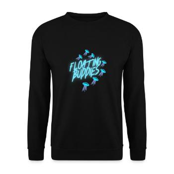 Swimming Friends Jellyfish Jellyfish Gift - Unisex Sweatshirt - black - Front - Alina (178cm) & Michal (187cm)
