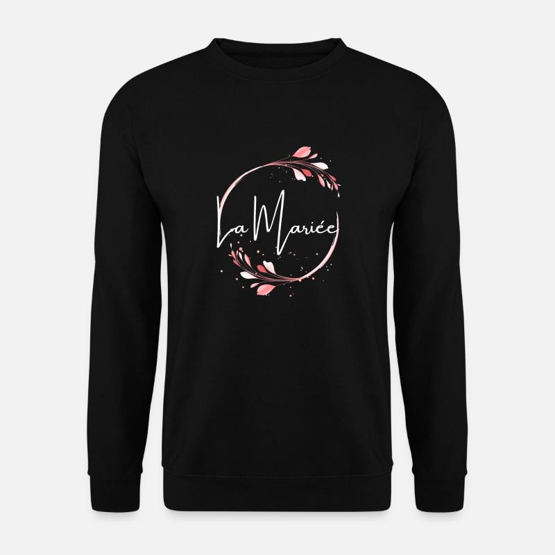 La mariée floral - Sweat-shirt Unisexe - noir