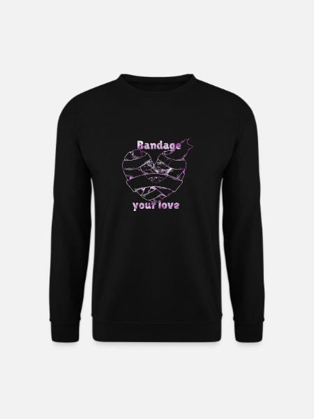Verbinde deine Liebe - Unisex Pullover - Schwarz