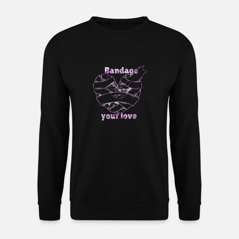 Verbinde deine Liebe - Unisex Pullover - Schwarz