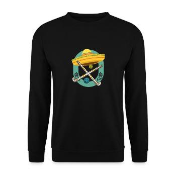 Hockey sur gazon mexicain Cinco de Mayo Defender Sports - Sweat-shirt Unisexe - noir - Devant - Alina (178cm) & Michal (187cm)
