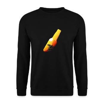 Cool retro Quad ATV Racers Summer Quad - Unisex Sweatshirt - black - Front - Alina (178cm) & Michal (187cm)