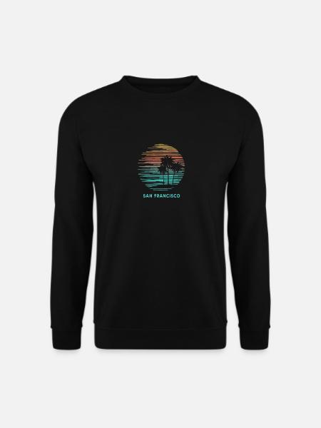 San Francisco, Kalifornien Cooler Souvenir-Urlaub - Unisex Pullover - Schwarz