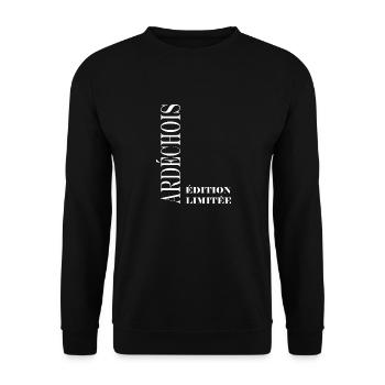 ardéchois - Sweat-shirt Unisexe - noir - Devant - Alina (178cm) & Michal (187cm)