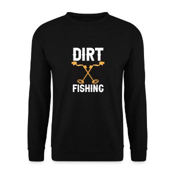 Détecteur de métaux Détection de métaux Chasse au trésor - Sweat-shirt Unisexe - noir - Devant - Alina (178cm) & Michal (187cm)