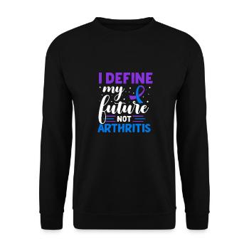 Je détermine mon avenir, pas ma conscience - Sweat-shirt Unisexe - noir - Devant - Alina (178cm) & Michal (187cm)