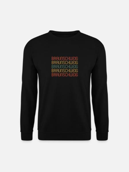 Braunschweigerin Braunschweiger Braunschweig - Unisex Pullover - Schwarz