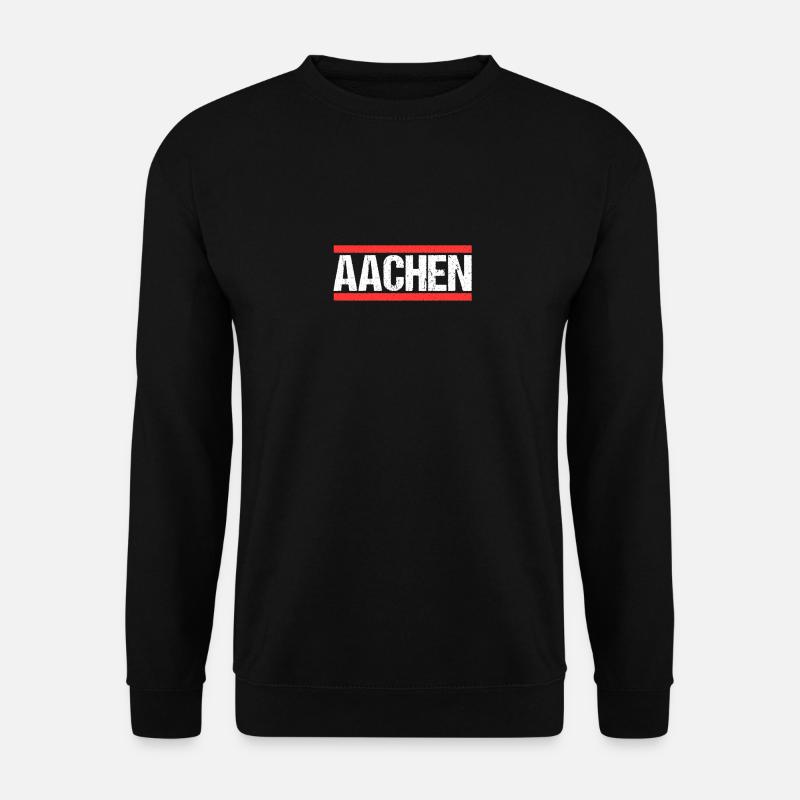 Aachenerin Aachener Aachen - Unisex Pullover - Schwarz