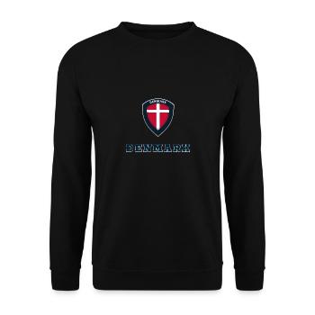 Denmark - Unisex Sweatshirt - black - Front - Alina (178cm) & Michal (187cm)