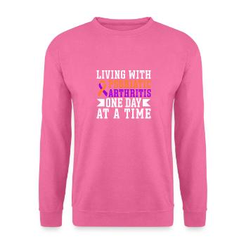 Vivre avec l'arthrite psoriasique - un jour après - Sweat-shirt Unisexe - rose - Devant