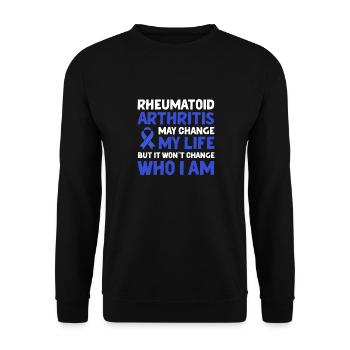 La polyarthrite rhumatoïde peut changer ma vie - Sweat-shirt Unisexe - noir - Devant - Alina (178cm) & Michal (187cm)
