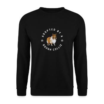 Collie à poil long Collie rugueux Chien - Sweat-shirt Unisexe - noir - Devant - Alina (178cm) & Michal (187cm)