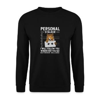 Collie à poil long Collie rugueux Chien - Sweat-shirt Unisexe - noir - Devant - Alina (178cm) & Michal (187cm)