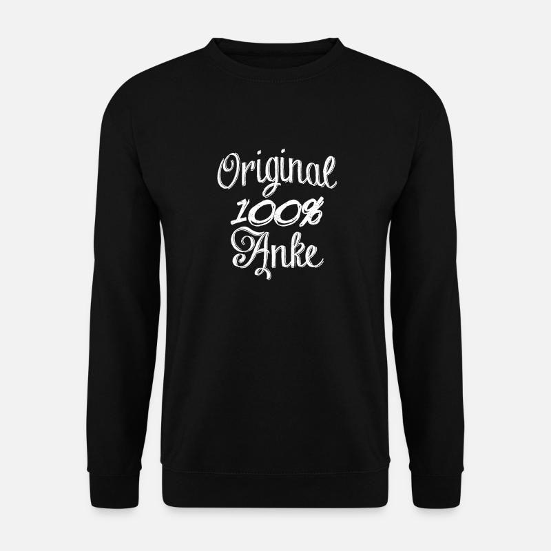 Original 100 % Anke - Sweat-shirt Unisexe - noir