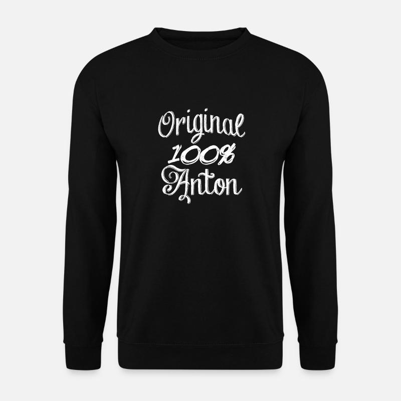Original 100% Anton - Unisex Sweatshirt - black