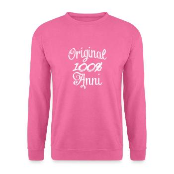 Original 100% Anni - Unisex Pullover - Pink - Vorne