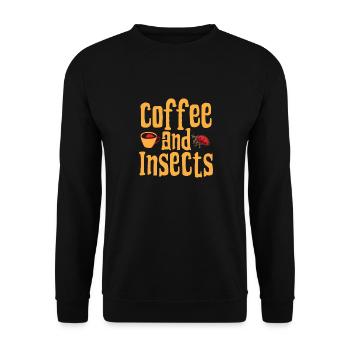 Insect collectors, insects, beetle lovers, entomologists - Unisex Sweatshirt - black - Front - Alina (178cm) & Michal (187cm)