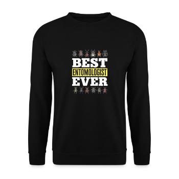 Insect collectors, insects, beetle lovers, entomologists - Unisex Sweatshirt - black - Front - Alina (178cm) & Michal (187cm)