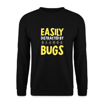 Insect collectors, insects, beetle lovers, entomologists - Unisex Sweatshirt - black - Front - Alina (178cm) & Michal (187cm)